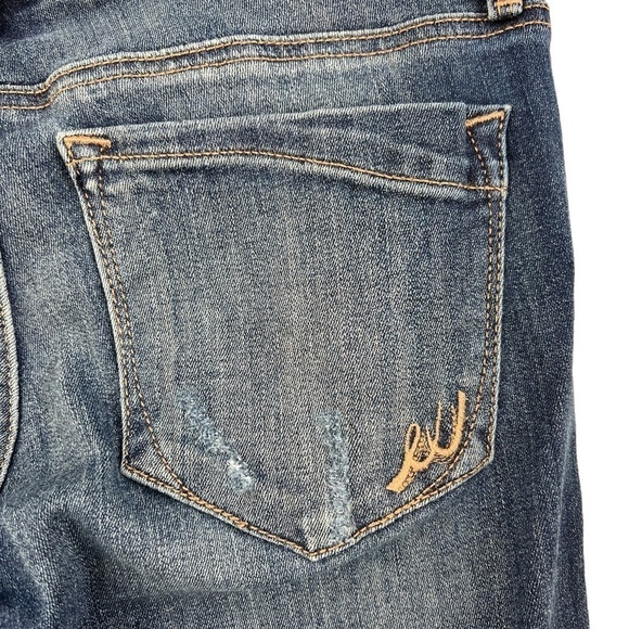 express CROPPED SKINNY DISTRESSED WOMEN'S JEANS - Picture 5 of 12